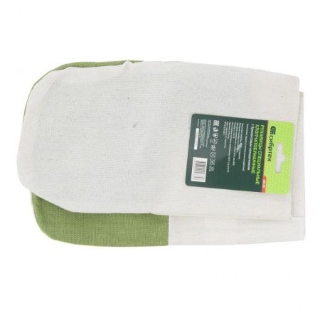 Рукавицы х/б с брезентовым наладонником, 2 размер Россия Сибртех по цене 86 руб. купить в Воронеже.