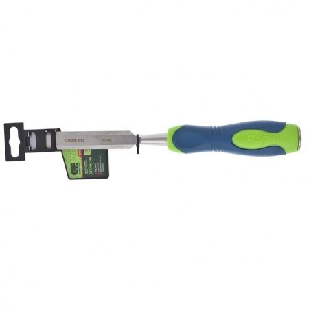 Долото-стамеска, 18 мм, двухкомпонентная рукоятка Сибртех по цене 337 руб. купить в Воронеже.