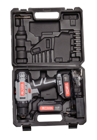 Дрель-шуруповерт аккумуляторная Ресанта ДА-14-2ЛК по цене 5 090 руб. купить в Воронеже.