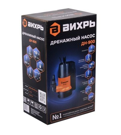 Дренажный насос ВИХРЬ ДН-900 по цене 4 090 руб. купить в Воронеже.