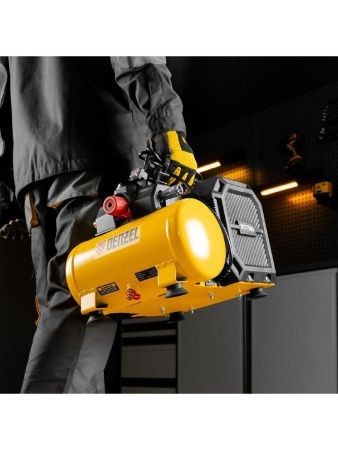 Компрессор  DLS750/6 безмасляный малошумный 750 Вт, 140 л/мин,ресивер 6 л Denzel по цене 18 270 руб. купить в Воронеже.