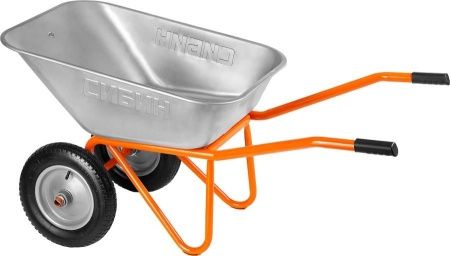 Строительная двухколесная тачка СИБИН СТ-22 110 л 200 кг по цене 4 900 руб. купить в Воронеже.