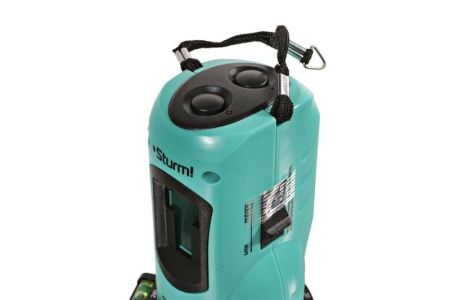 Уровень лазерный в кейсе, 2 красных луча, штатив, Sturm! по цене 5 190 руб. купить в Воронеже.