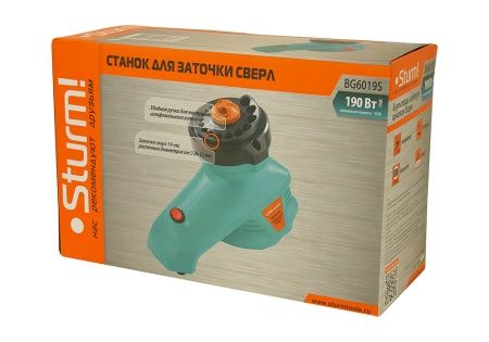 Станок заточной для сверл BG6019S Sturm! 190 Вт, сверла 3-12 мм по цене 3 290 руб. купить в Воронеже.