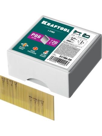 KRAFTOOL тип 23GA (P0.6) 20 мм, 10 000 шт, шпильки для нейлера (31786-20)
