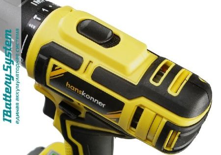 Аккумуляторный шуруповерт Hanskonner HCD1855RI 1BatterySystem по цене 10 490 руб. купить в Воронеже.
