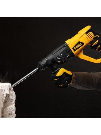 Перфоратор электрический RH-1050-26, SDS-plus, 1050 Вт, 3.2 Дж, 3 плюс 1 режим Denzel по цене 9 360 руб. купить в Воронеже.