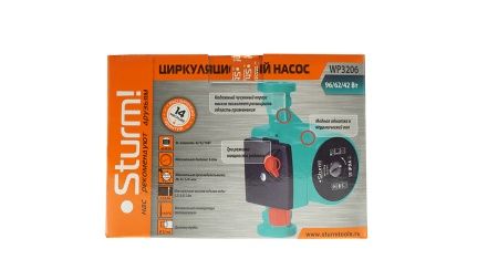 Насос циркуляционный Sturm! WP3206 по цене 3 190 руб. купить в Воронеже.