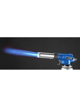 ЗУБР ГП-500, 1300°C, увеличенный выход пламени, газовая горелка с пьезоподжигом на баллон с цанговым соединением, Профессионал (55552) по цене 1 380 руб. купить в Воронеже.