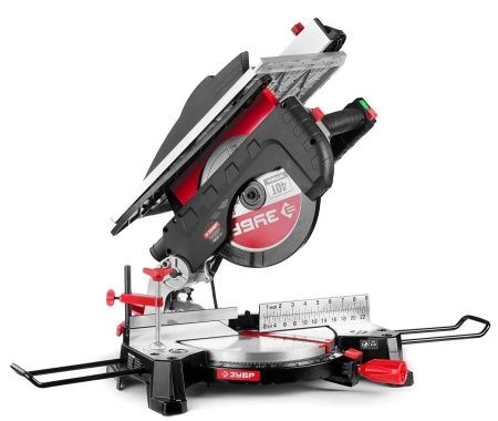 ЗУБР ЗПТК-255-1800 пила торцовочная комбинированная, d 250 х 30 мм, 1800 Вт по цене 26 320 руб. купить в Воронеже.