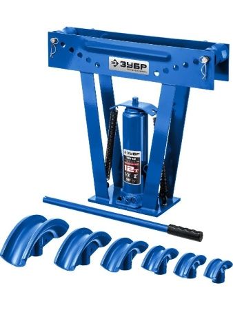 ЗУБР ТВГ-12, 12 т, ручной вертикальный гидравлический трубогиб, Профессионал (43078-12)