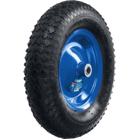 Пневматическое колесо ЗУБР КПВ-2 380 мм для тачки (арт. 39913) по цене 1 320 руб. купить в Воронеже.