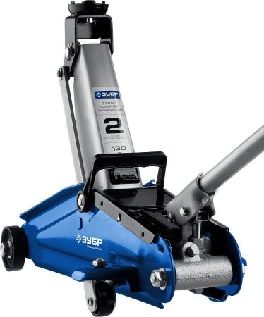 ЗУБР Т-50, 2 т, 130 - 380 мм, подкатной домкрат с увеличенным подъемом, Профессионал (43052-2) по цене 5 190 руб. купить в Воронеже.