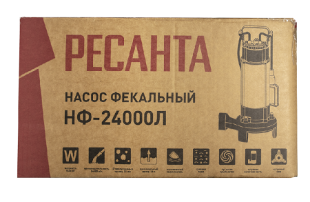 Фекальный насос Ресанта НФ-24000Л с измельчителем по цене 15 090 руб. купить в Воронеже.