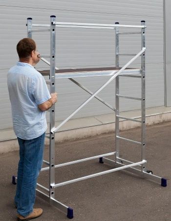 Алюминиевая вышка-тура СИБИН, 3 метра по цене 20 900 руб. купить в Воронеже.