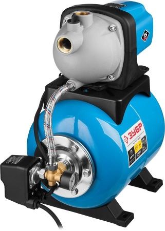 Станция насосная ЗУБР ″Мастер″ М3 автоматическая, 1000 Вт, пропускная способность 60 л/мин, напор 44 м, бак 20 л по цене 16 160 руб. купить в Воронеже.