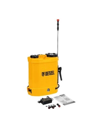 Опрыскиватель ранцевый аккумуляторный D-12LA, 12 л, 12 В, 8 Ач Denzel по цене 4 600 руб. купить в Воронеже.