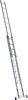 Двухсекционная лестница СИБИН, 11 ступеней, со стабилизатором, алюминиевая по цене 14 260 руб. купить в Воронеже.