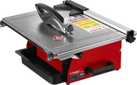 Электроплиткорез ЗУБР ″Мастер″, диск 200 мм, глубина реза 90°-40мм/45°-25мм, стол 500х400мм, 2950об/мин, 1000Вт по цене 13 390 руб. купить в Воронеже.