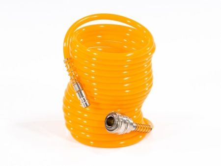 Шланг спиральный воздушный, 5 м, с быстросъемными соединениями Matrix по цене 523 руб. купить в Воронеже.