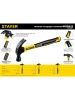 STAYER Fiberglass, 680 г, с фиберглассовой рукояткой, столярный молоток-гвоздодёр, Professional (2026) по цене 1 030 руб. купить в Воронеже.