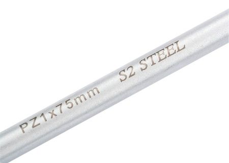 Отвертка PZ1 x 75 мм, S2, трехкомпонентная ручка Gross по цене 317 руб. купить в Воронеже.