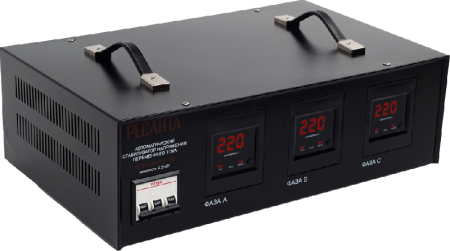 Стабилизатор напряжения РЕСАНТА АСН-4500/3-ЭМ по цене 32 590 руб. купить в Воронеже.