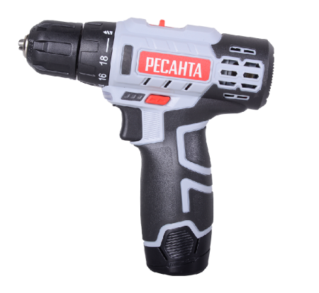 Дрель-шуруповерт аккумуляторная Ресанта ДА-12-2Л по цене 2 790 руб. купить в Воронеже.