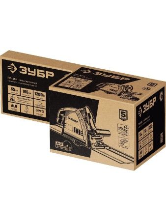 Пила погружная с шиной, 90°-55 мм, диск 165 мм, 1200 Вт, ЗУБР по цене 16 990 руб. купить в Воронеже.