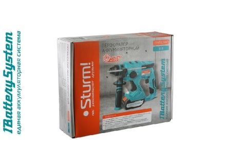 Аккумуляторный перфоратор Sturm! CRH1820BL 1BatterySystem по цене 5 990 руб. купить в Воронеже.
