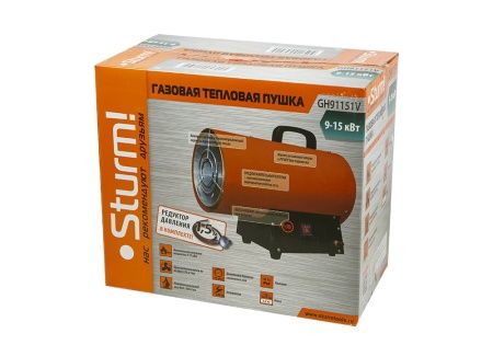 Газовая тепловая пушка Sturm! GH91151V по цене 6 890 руб. купить в Воронеже.