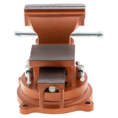 Тиски слесарные, 100 мм, поворотные, с наковальней Sparta по цене 3 036 руб. купить в Воронеже.