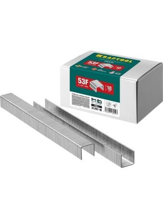 KRAFTOOL тип 20GA (53F/D/056) 10 мм, 5000 шт, скобы для степлера (31787-10)