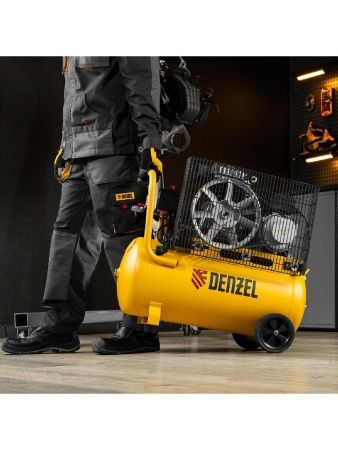 Компрессор воздушный BCI2300/50, ременный привод, 2.3 кВт, 50 литров, 400 л/мин Denzel по цене 43 340 руб. купить в Воронеже.