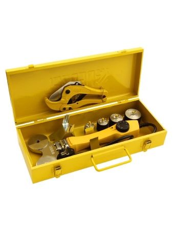 Аппарат для сварки пластиковых труб DWP-750, 750 Вт, 0-300 град, 4 насадки, 20-40 мм Denzel по цене 2 760 руб. купить в Воронеже.