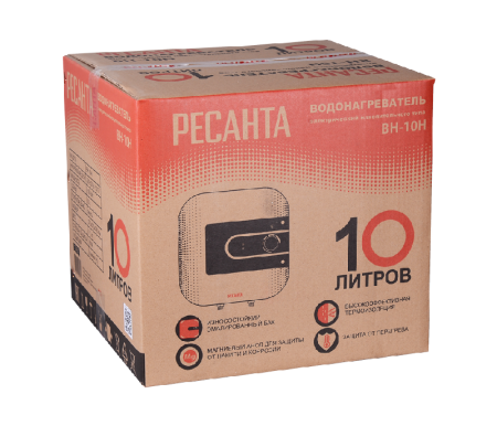 Водонагреватель накопительный ВН-10Н Ресанта по цене 7 490 руб. купить в Воронеже.