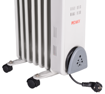 Масляный радиатор РЕСАНТА ОМ-7Н по цене 3 590 руб. купить в Воронеже.