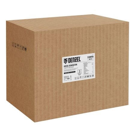 Генератор дизельный DES-55, 5,5 кВт, 230 В, 11 л, ручной стартер Denzel по цене 89 700 руб. купить в Воронеже.