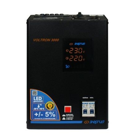 Стабилизатор напряжения Энергия Voltron 3000 (5%) по цене 9 250 руб. купить в Воронеже.