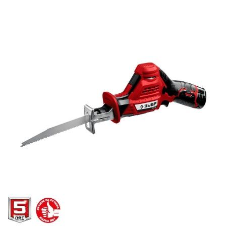 ЗУБР 12В, 1 АКБ (2Ач), в коробке, пила сабельная. СПЛ-125-21 по цене 6 480 руб. купить в Воронеже.