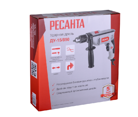 Дрель ударная Ресанта ДУ-15/850 по цене 3 590 руб. купить в Воронеже.