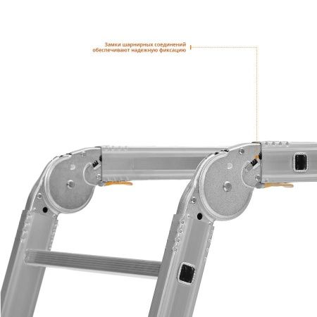 Профессиональные рабочие подмости СИБИН, алюминиевые,3х6х3 ступени, складные с колесами и съемной площадкой ПРП-36 по цене 19 910 руб. купить в Воронеже.
