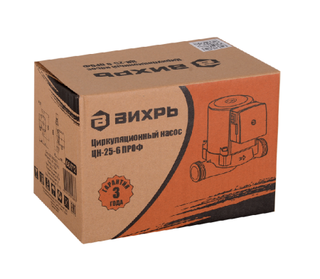Циркуляционный насос ВИХРЬ ЦН-25-6 ПРОФ по цене 3 490 руб. купить в Воронеже.