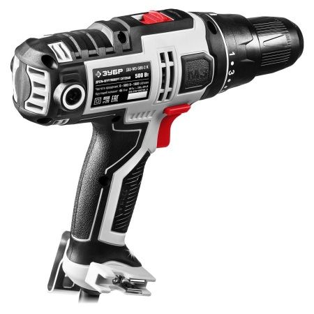 ЗУБР ДШ-М3-500-2 К дрель-шуруповерт сетевая, 500 Вт, 0-450/0-1800 об/мин, в кейсе по цене 5 870 руб. купить в Воронеже.