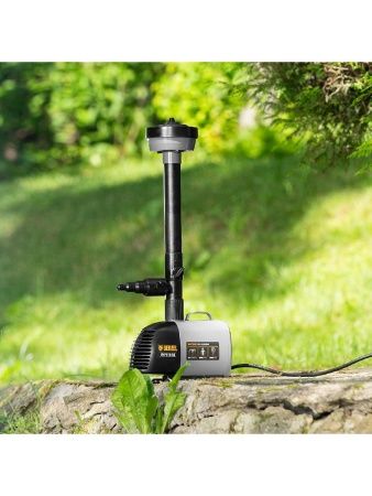 Насос фонтанный FNP110-34, 112 Вт, подъем 3,4 м, 3400 л/ч, колокольчик/каскад/гейзер Denzel по цене 5 040 руб. купить в Воронеже.