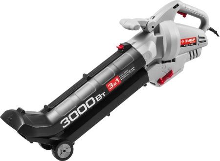 Пылесос садовый (воздуходувка) электрический, ЗУБР ЗПСЭ-3000, 8000 - 15000 об/мин, 160-270 км/ч, мусоросборник 45л, 13.5 м3/мин, 3000 Вт по цене 5 880 руб. купить в Воронеже.