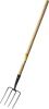 GRINDA 180х220х1300 мм, вилы садовые кованые, четырёхрогие, с деревянным черенком по цене 1 120 руб. купить в Воронеже.