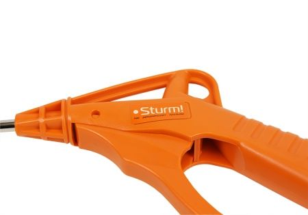 Пистолет продувочный, изогнутое сопло 100 мм, 2-6 бар, d=3, 8мм Sturm! по цене 540 руб. купить в Воронеже.