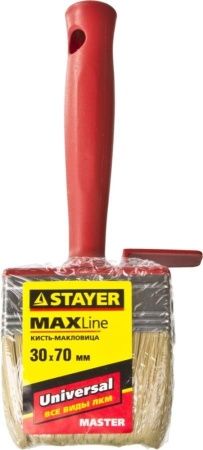 Макловица STAYER ″MASTER″ UNIVERSAL, светлая щетина, пластмассовый корпус, 3х7см по цене 146 руб. купить в Воронеже.