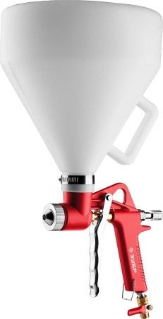Картушный пистолет для штукатурки ЗУБР MKP 600 с верхним бачком, 4, 6, 8мм по цене 3 460 руб. купить в Воронеже.